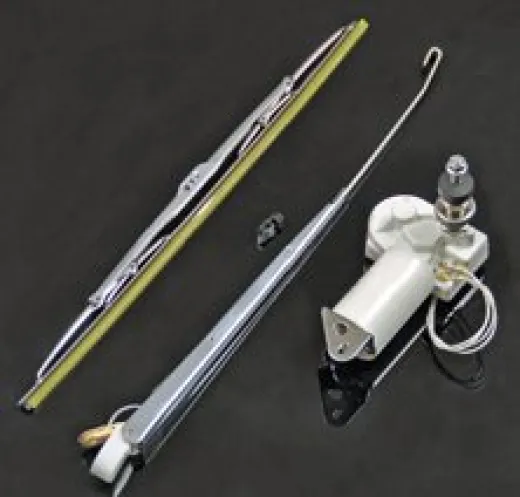Allpa Kompletter Scheibenwischer Satz, Modell Charly, Verstellbarer Einzelarm Mit Flat Blade Wischerblatt