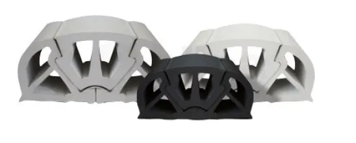 Allpa Kunststoff Endkappe Bumper, Schwarz