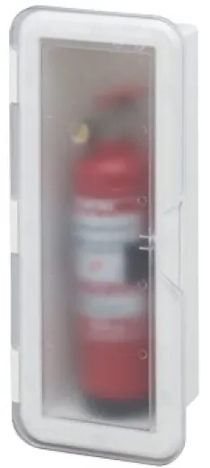 Allpa Kunststoff Feuerlöscher Halter Mit Klarsichtdeckel, 430x180x110mm