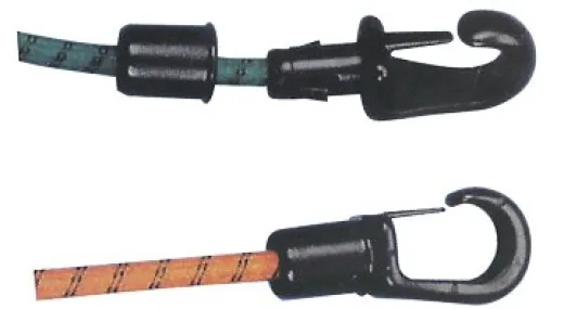 Allpa Nylon Karabinerhaken, Ø5-6mm