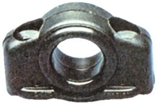 Allpa Kunststoff Leitöse, Max. Ø12mm, Schwarz