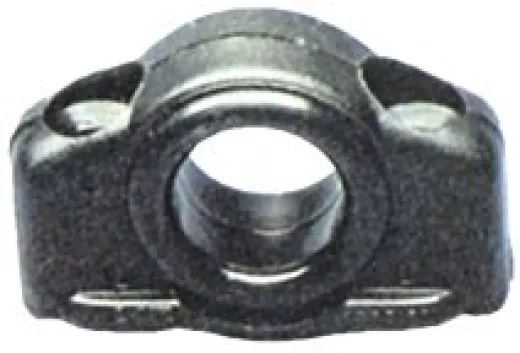 Allpa Kunststoff Leitöse, Max. Ø8mm, Schwarz