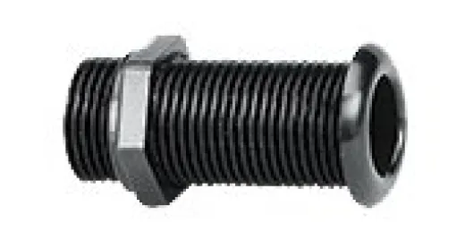 Allpa Kunststoff Lenzrohr, Ø22mm, H=62mm, Schwarz