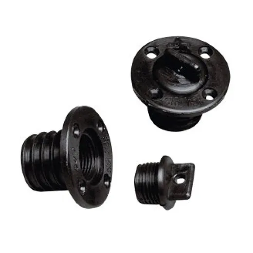 Allpa Kunststoff Lenzstopfen, Ø25mm, Schwarz