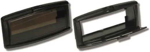 Allpa Kunststoff Radio Einbaukasten, 233x107x85mm, Schwarz