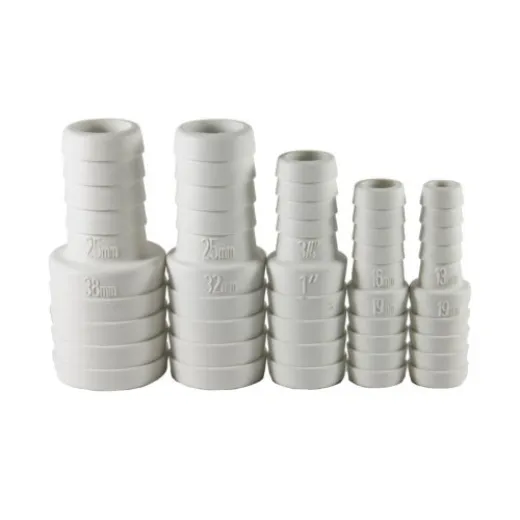 Allpa Kunststoff Schlauchreduzierstück, Ø19x16mm, Weiß