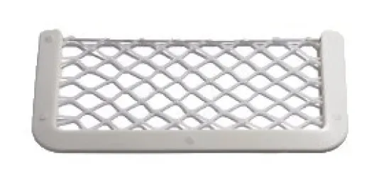 Allpa Kunststoff Staukasten, Weiß, Mit Weißem Elastischen Netz, Abm. 180x365mm
