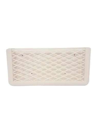 Allpa Kunststoff Staukasten, Weiß, Mit Weißem Elastischem Netz, Abm. 270x115x32mm