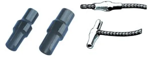 Allpa Kunststoff Universeller Haken Mit Clip, Ø8mm