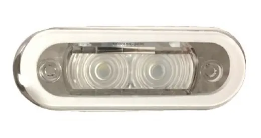 Allpa Led Orientierungsleuchte, Kunststoff, Einbau, 12v/0,21w, Led 2x 0,2w, 84x29mm