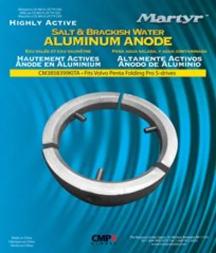 Allpa Magnesium Anodensatz, Volvo Folding Prop 3-Blads