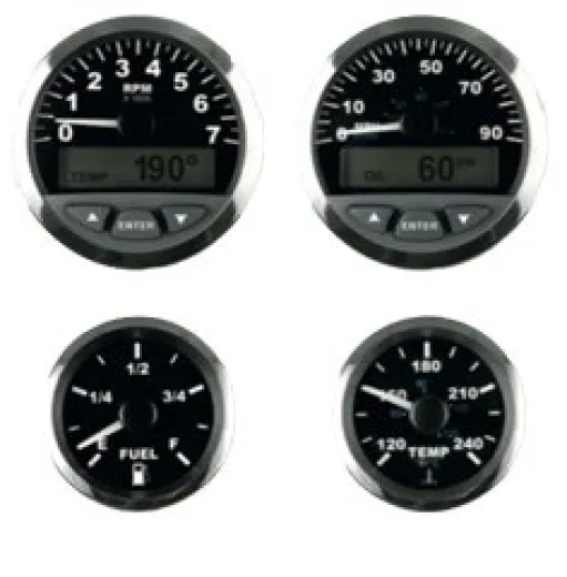 Allpa Matrix Trimmanzeiger, 2, Schwarz Mit Niro Rand