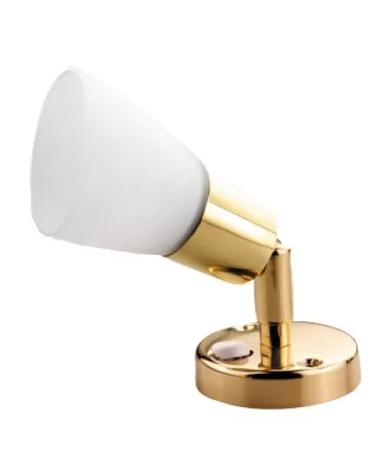 Allpa Led Wand-Leselampe, Messing, 8-30v/3,1w, Led 1x 3w, H=153mm