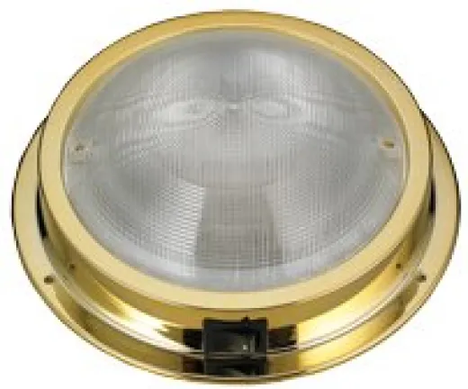 Allpa Messing Led-Deckenleuchte, Aufbau, 12v/1,7w, Led 20x5ø, H49mm, Warm White
