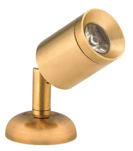Allpa Led Wand-Leselampe (Mini), Messing, 8-30v/1,2w, Led 1x 1w, H=84mm