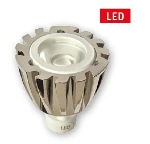 Allpa Mr11 Led-Ersatzlampe, Aluminiumgehäuse, Ø25mm, L=38mm, 1x1w, 12v, High-Power Led