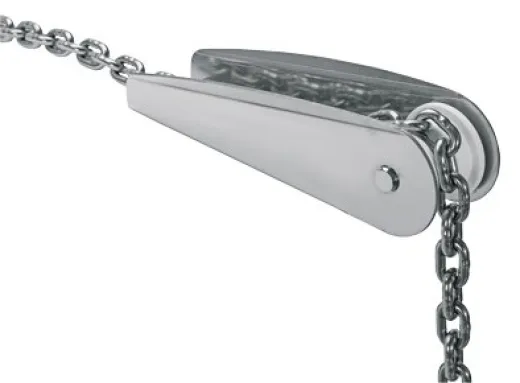 Allpa Niro Ankerbugrolle, A=250mm, B=50mm, C=65mm (Festes Modell, Bis 10kg)