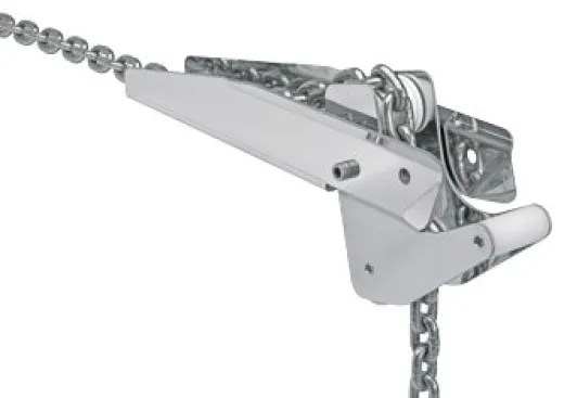 Allpa Niro Ankerbugrolle, A=400mm, B=80mm, C=80mm (Kippbar, Bis 15kg)