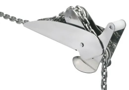 Allpa Niro Ankerbugrolle, A=490mm, B=71mm, C=100mm (Kippbar, Bis 20kg)