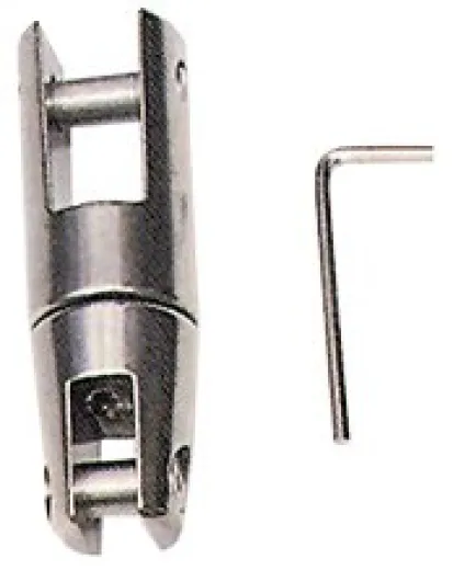 Allpa Niro Ankerketteverbindungsglied, A=151mm, B=26mm, C=17mm, D=53mm, E=42mm (Wirbelnd Modell, Bis 1700kg)