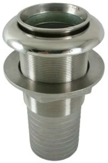 Allpa Niro Borddurchlass Für Auspuff Mit Niro Klappe, Ø76mm