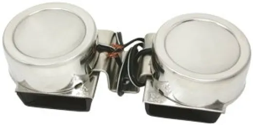 Allpa Niro Elektromagnetisches Mini-Signalhorn, Einklang, Ø82mm, 12v