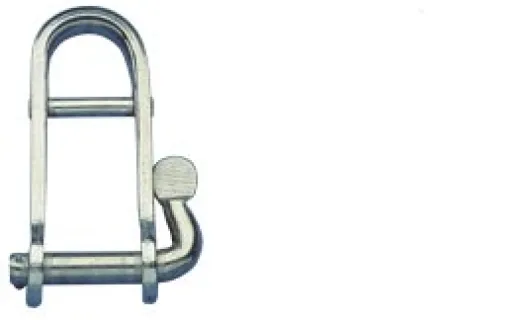 Allpa Niro Fallenschäkel Mit Schnellverschluß, Ø5mm, B=14mm, H=40mm (Bruchlast 1050kg)