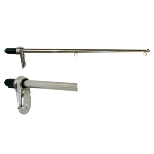 Allpa Niro Flaggenstock, Abnehmbar Mit Abschließbarem Halter