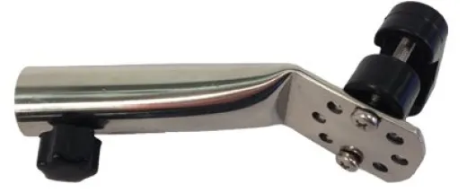 Allpa Niro Flaggenstockhalter Für Montage Auf Reling 45°, Innenmaß Ø22mm
