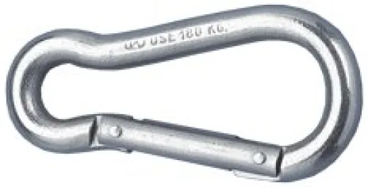 Allpa Niro Karabinerhaken, Ø6mm, H=60mm (Bruchlast 320kg)