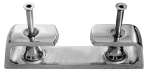 Allpa Niro Lippklampe Mit Leitrollen, Abm. 45x260x57mm, Leine Ø24-30mm