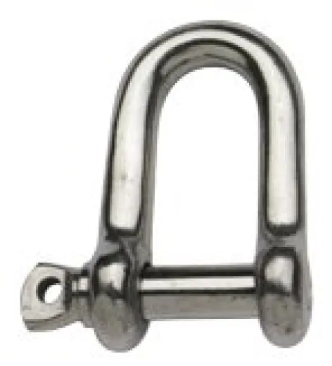Allpa Niro Schäkel, A=Ø12mm, B=48mm, C=24mm, D=48mm (Bruchlast 7000kg)