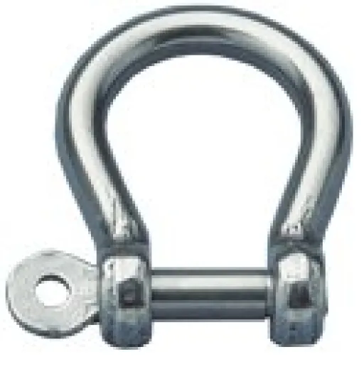 Allpa Niro Schäkel, A=Ø12mm, B=48mm, C=42mm, D=24mm (Bruchlast 7000kg)