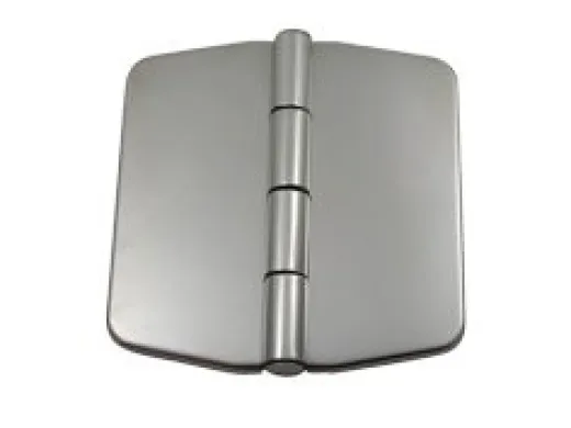 Allpa Niro Scharnier Mit Abdeckung, 75x74x3mm