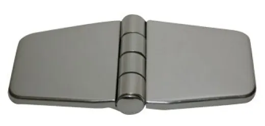 Allpa Niro Scharnier Mit Abdeckung Für Schranktüre, 76x37x2mm