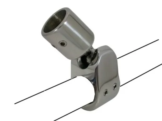 Allpa Niro Schwenkbares Abnehmbares Endstück, Für 7/8 Rohr (22,25mm), A=22,4mm, B=97mm, C=22mm