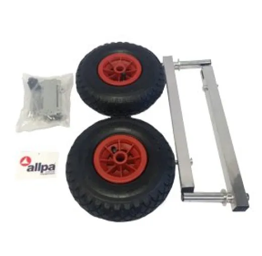 Allpa Niro Transporträdersatz Für Schlauchboot Typ Ibis 2, Max. 150kg (Klappbar)