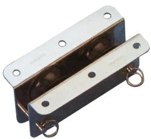 Allpa Niro Umlenkrolle Zweischeiben, 10mm, Scheibe Ø33mm, Bruchlast 600kg