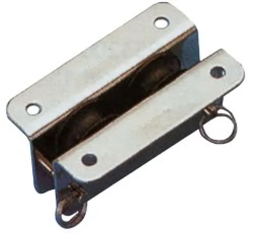 Allpa Niro Umlenkrolle Zweischeiben, 8mm, Scheibe Ø25mm, Bruchlast 560kg