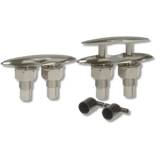 Allpa Niro Versenkbare Klampe, A=126mm, B=64mm, C=22mm, D=46mm, E=22mm