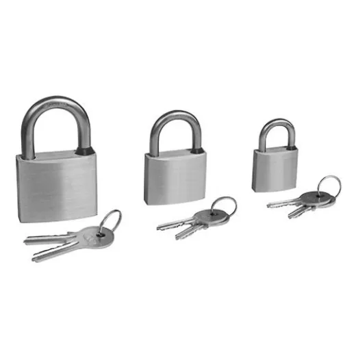 Allpa Niro Vorhängeschloss Mit Niro Bügel, Abmessungen 30x22mm