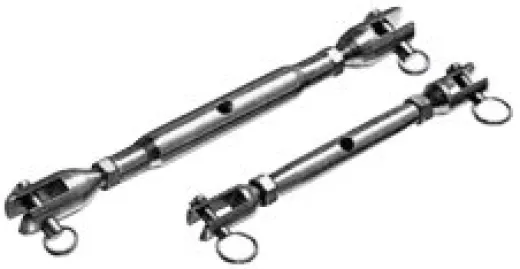 Allpa Niro Wantenspanner Mit Gabel, Stag Ø5mm (Bruchlast 3300kg)