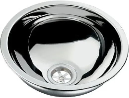 Allpa Niro Spülbecken, Rund, Außenmaß Ø330mm, Tiefe 150mm