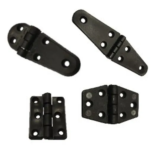 Allpa Nylonscharnier 145x40mm Schwarz