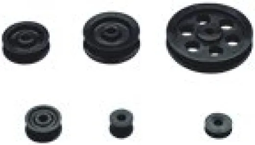 Allpa Nylon Scheibe Ø33,5mm, H=13mm, Loch Ø8,2mm