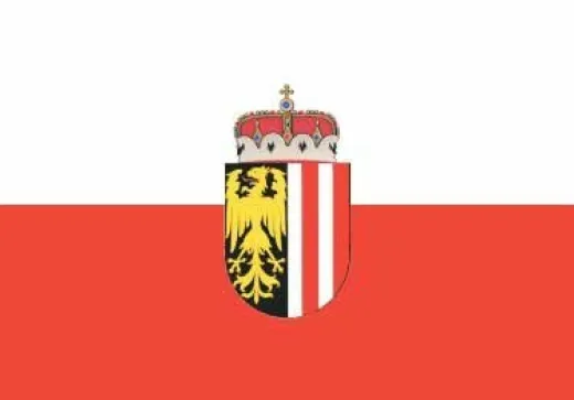 Allpa Oberösterreich Flagge 20x30cm