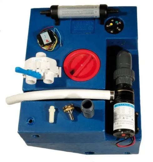 Allpa Polyethylen Fäkalientanksatz Mit Eingebauter Fäkalienpumpe 12v, 75l, 800x430x290mm