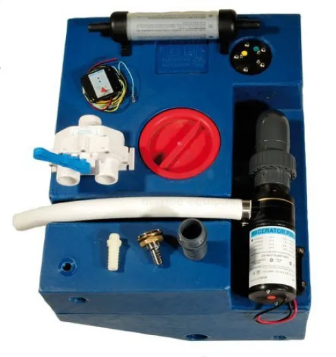 Allpa Polyethylen Fäkalientanksatz Mit Eingebauter Fäkalienpumpe 12v, 98l, 1050x430x290mm