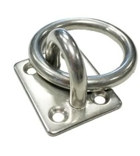 Allpa Anlegering Niro 316 Ø8mm, Fußmaß 50x40mm