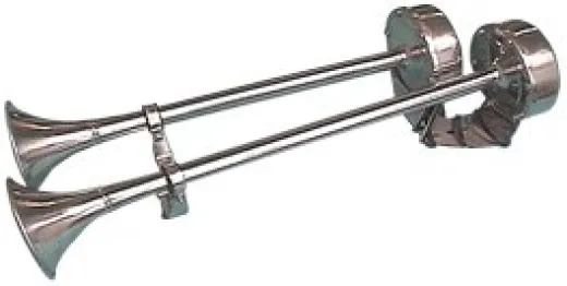 Allpa Niro Elektromagnetischer Signalhornsatz, Zweiklang, L=463,5mm, 24v (105db(A)-350/400hz)